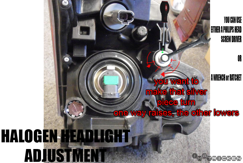 How to adjust nissan pathfinder head lights #8