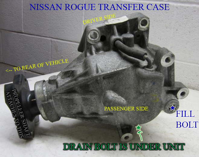 Nissan pathfinder transfer case oil #6